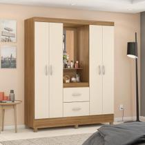 Guarda Roupa 2 Gavetas Barcelona Amendola Off White Guarda Roupa 2 Gavetas Barcelona Amendola Off White