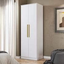 Guarda-Roupa 2 Portas 2 Gavetas Kappesberg Adapt Branco