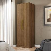 Guarda-Roupa 2 Portas 2 Gavetas Kappesberg Adapt Nogueira