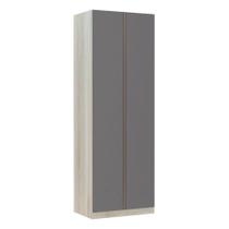 Guarda Roupa 2 Portas 3 Gavetas 80cm Prime Plus Luciane móveis