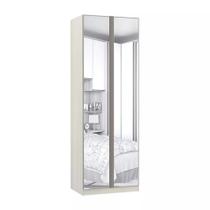 Guarda-Roupa 2 Portas 3 Gavetas com Espelho 80cm Prime Plus Luciane Guarda-Roupa 2 Portas 3 Gavetas com Espelho 80cm Prime Plus Luciane