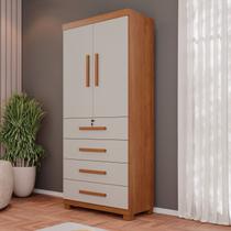 Guarda-roupa 2 Portas 4 Gavetas Ilhéus Espresso Móveis