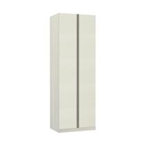 Guarda-roupa 2 Portas 80 Cm Legno Crema Com Kashmir