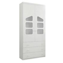 Guarda Roupa 2 Portas Algodão Doce 100% MDF para Quarto Infantil de Bebê - Phoenix Baby Guarda Roupa 2 Portas Algodão Doce 100% MDF para Quarto Infantil de Bebê - Phoenix Baby