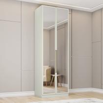 Guarda Roupa 2 Portas com Cabideiro e Espelho Predileto