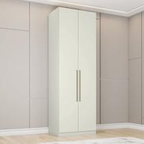 Guarda Roupa 2 Portas com Cabideiro Predileto Branco/Areia HP Guarda Roupa 2 Portas com Cabideiro Predileto Branco/Areia HP