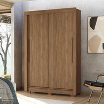 Guarda-Roupa 2 Portas Correr 2 Gavetas Lapa Marrom/Jatoba