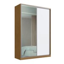 Guarda-roupa 2 Portas de Correr 1 com Espelho 3 Gavetas Aura