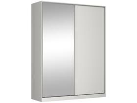 Guarda-roupa 2 Portas de Correr 1 com Espelho 3 Gavetas Nexo