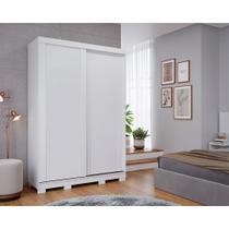 Guarda Roupa 2 Portas De Correr 100% Mdf Rubi Panan Branco