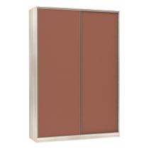 Guarda-roupa 2 Portas De Correr 160 Cm Legno Crema Com Gaia