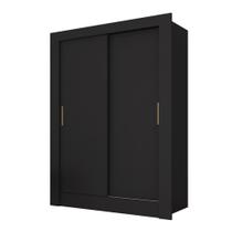 Guarda Roupa 2 Portas De Correr Betina Preto - Móveis Arapongas Guarda Roupa 2 Portas De Correr Betina Preto - Móveis Arapongas