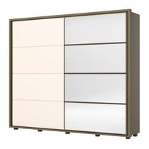 Guarda Roupa 2 Portas de Correr Cavic Duna/Off White