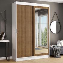 Guarda-roupa 2 Portas de Correr com Espelho 2 Gavetas Madesa Guarda-roupa 2 Portas de Correr com Espelho 2 Gavetas Madesa