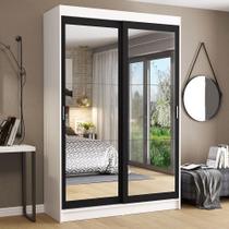 Guarda-roupa 2 Portas de Correr de Espelho 2 Gavetas Madesa Guarda-roupa 2 Portas de Correr de Espelho 2 Gavetas Madesa