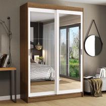 Guarda-roupa 2 Portas de Correr de Espelho 2 Gavetas Madesa Guarda-roupa 2 Portas de Correr de Espelho 2 Gavetas Madesa