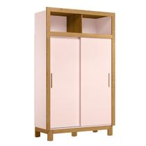 Guarda roupa 2 portas de correr flora em mdp