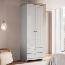 Guarda-roupa 2 Portas e 2 Gavetas Americano
