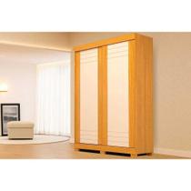 Guarda Roupa 2 Portas e 2 Gavetas Ayla Flex Nature/Nature ou Off White - ACP