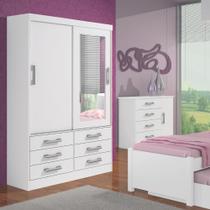 Guarda Roupa 2 Portas Meridian Branco D'Doro