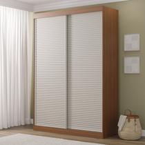 Guarda-Roupa 2 Portas Ripadas Samambaia CabeCasa MadeiraOriginals