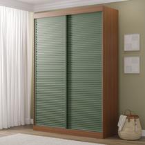 Guarda-Roupa 2 Portas Ripadas Samambaia CabeCasa MadeiraOriginals