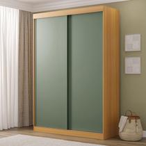 Guarda-Roupa 2 Portas Samambaia CabeCasa MadeiraMadeira Carvalho/Verde