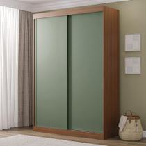 Guarda-Roupa 2 Portas Samambaia CabeCasa MadeiraMadeira Freijó/Verde