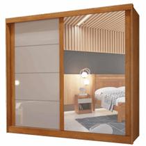 Guarda-Roupa 2 Portas Viena 2,03 m Nature/Off White BIANCHI