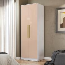 Guarda-Roupa 2 Pts 2 Gvts Kappesberg Adapt Branco/Macadâmia