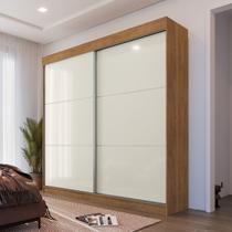 Guarda Roupa 2,30m Casal 2 Portas Correr 4 Gavetas Montes Claros Cedro Areia - Rud Rack