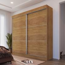 Guarda Roupa 2,30m Casal 2 Portas Correr 4 Gavetas Montes Claros Cedro - Rud Rack