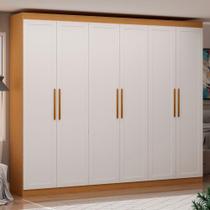 Guarda Roupa 255cm c/ 6 Portas Provençal 3 Gavetas 100% MDF
