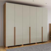 Guarda Roupa 270cm 6 Portas 4 Gavetas Dalla Costa 100% MDF