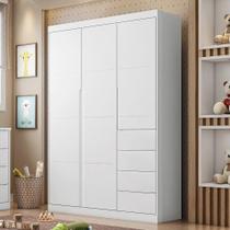 Guarda Roupa 3 Portas Branco Eloa Phoenix Baby