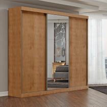 Guarda Roupa 3 Portas Correr c/ Espelho Madeira Maciça Pura Guarda Roupa 3 Portas Correr c/ Espelho Madeira Maciça Pura