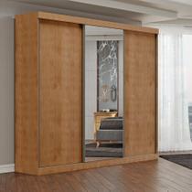 Guarda Roupa 3 Portas de Correr Com Espelho Linha Firenze - Finestra Móveis - Madeira Maciça Guarda Roupa 3 Portas de Correr Com Espelho Linha Firenze - Finestra Móveis - Madeira Maciça