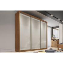 Guarda Roupa 3 Portas e 6 Gavetas Diamond/Londres Plus Cumaru/Fendi 25 - Novo Horizonte