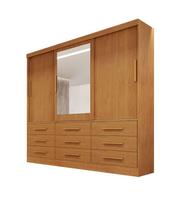 Guarda-Roupa 3 Portas Espelho 9 Gav - Turim-Nature - Bianchi
