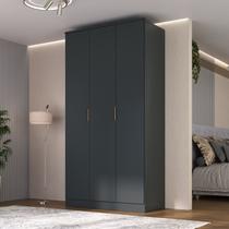 Guarda-Roupa 3 Portas MDF Ravi Cinza/Grafitto Guarda-Roupa 3 Portas MDF Ravi Cinza/Grafitto