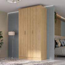 Guarda-Roupa 3 Portas MDF Ravi Marrom/Olmo Italiano Guarda-Roupa 3 Portas MDF Ravi Marrom/Olmo Italiano