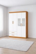 Guarda Roupa 4 Portas 2 Espelhos centrais Allure -Grand Line