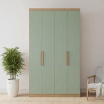 Guarda-roupa 4 Portas 2 Gavetas 120cm X 220cm Milan