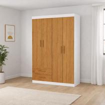 Guarda Roupa 4 Portas 2 gavetas Allure -Grand Line