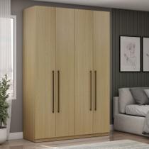 Guarda Roupa 4 Portas 3 Gavetas Ares Infinity Savana