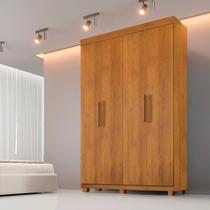 Guarda-roupa 4 Portas 3 Gavetas MDF Parma Yescasa