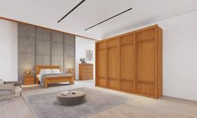 Guarda Roupa 4 Portas 8 Gavetas - Palladio Gold - Bettio