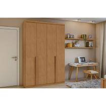 Guarda Roupa 4 Portas e 2 Gavetas Alonzo Plus Rovere - Lopas
