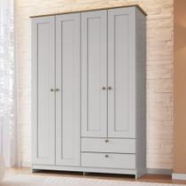 Guarda-roupa 4 Portas e 2 Gavetas Americano - Decibal Guarda-roupa 4 Portas e 2 Gavetas Americano - Decibal