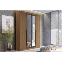 Guarda Roupa 4 Portas e 2 Gavetas c/ Espelho Buriti Jatoba/Grafitte - Santos Andirá Guarda Roupa 4 Portas e 2 Gavetas c/ Espelho Buriti Jatoba/Grafitte - Santos Andirá